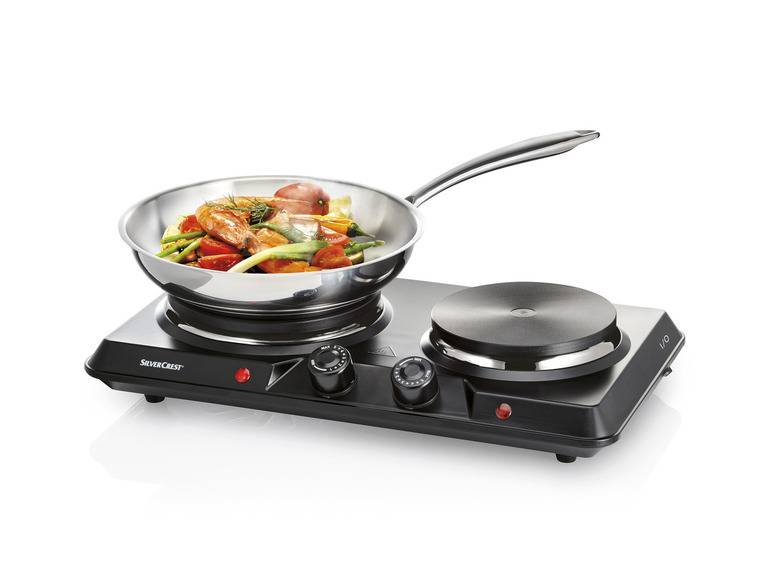 SILVERCREST® KITCHEN TOOLS Doppelkochplatte »SDK 2500 D1«, 2500 W 50% Rabatt mit kostenlosem Versand