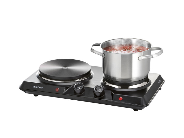 SILVERCREST® KITCHEN TOOLS Doppelkochplatte »SDK 2500 D1«, 2500 W 50% Rabatt mit kostenlosem Versand