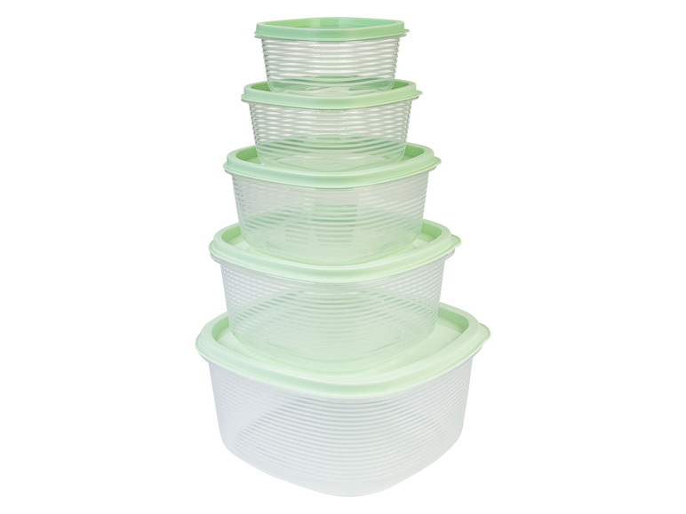 ERNESTO® Vorratsdosen-Set, 5-teilig, stapelbar 50% Rabatt für begrenzte Zeit