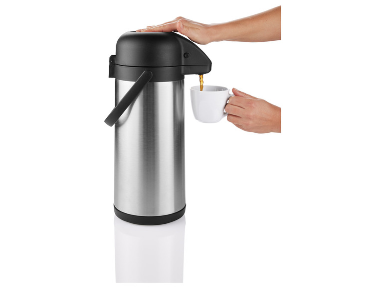 LIVARNO home Isolier-Pumpkanne, 2,8 l, aus Edelstahl Günstiger Verkauf