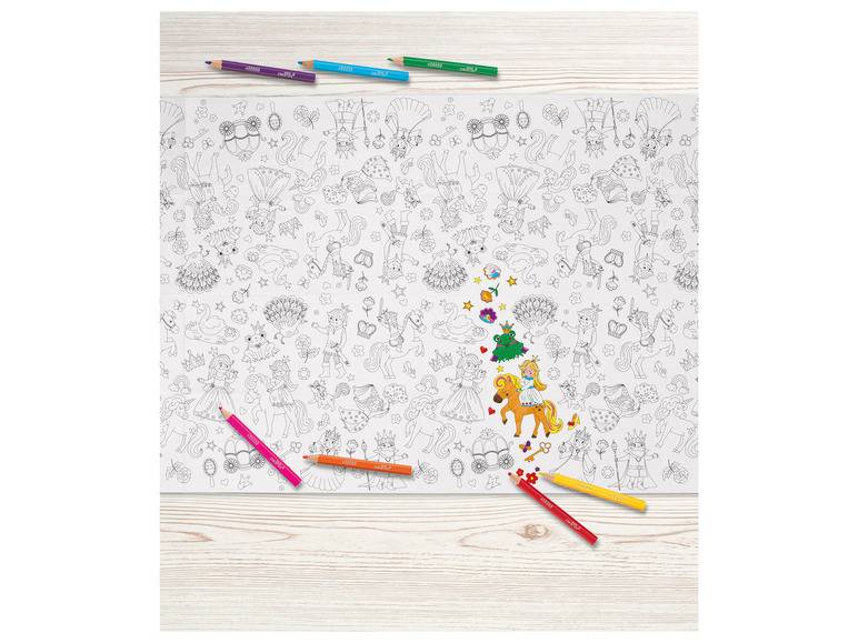 crelando® XXL-Poster \ Ausmalblock \ Sticker, inkl. 8 Mini-Buntstifte Limitierter Zeitrabatt