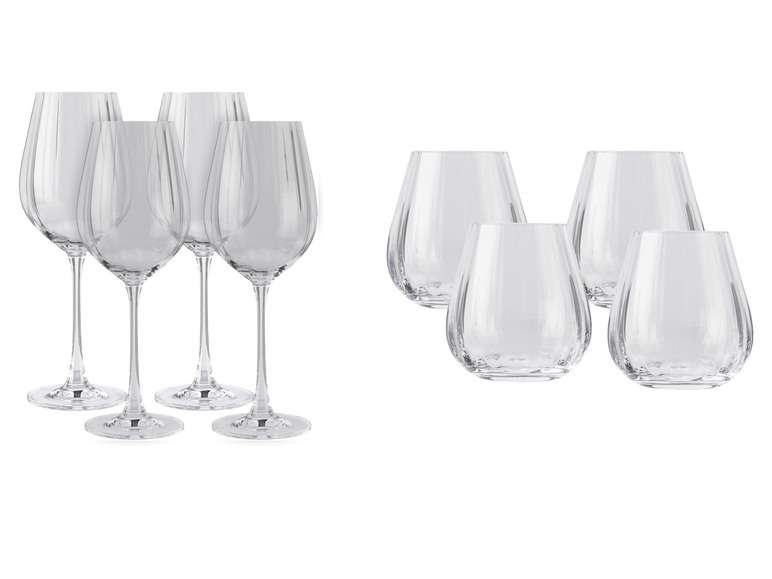 ERNESTO® Rotwein- / Wassergläser, Kristallglas Flash Sale