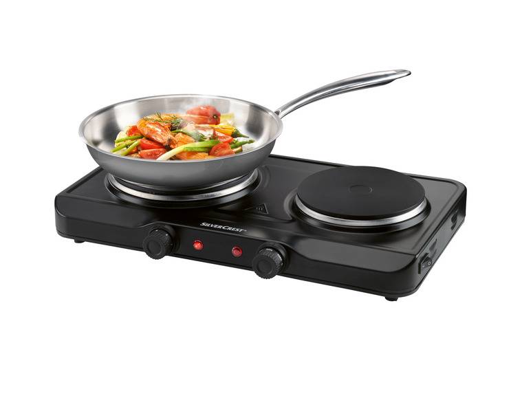 SILVERCREST® KITCHEN TOOLS Doppelkochplatte »SDK 2500 E1 / SDK 2300 E1 / SODK 2500 E1«, 2500 W Weihnachtsangebot