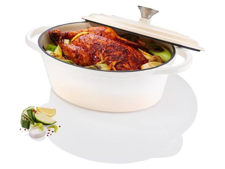 LIVARNO home Gusseisen-Bräter, mit Drop-System, 3,8 l Top Angebot