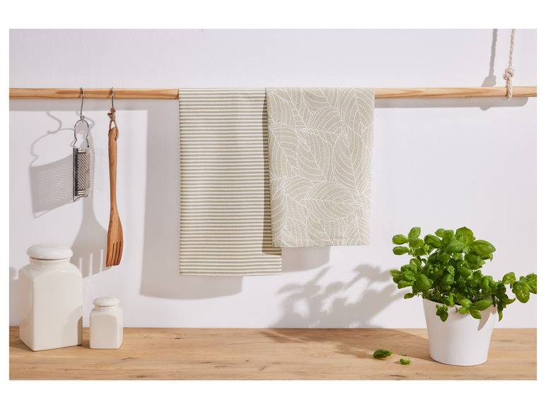 LIVARNO home Geschirrtücher, 2 Stück Zeitlich begrenztes Angebot