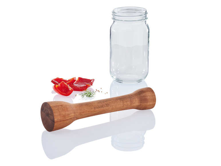 ERNESTO® Fermentier-Holzstampfer \ Fermentier-Glasgewichte Bis zu 50% Rabatt