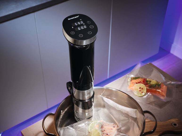 SILVERCREST® KITCHEN TOOLS Sous-Vide-Stick Smart SSVSS 1200 A1, WLAN-Funktion Sonderangebot der Fabrik