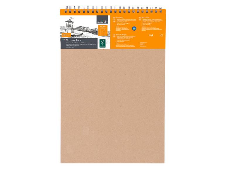 crelando® Zeichenblock, DIN A3/A4, säurefrei Discount Store für neue Produkte
