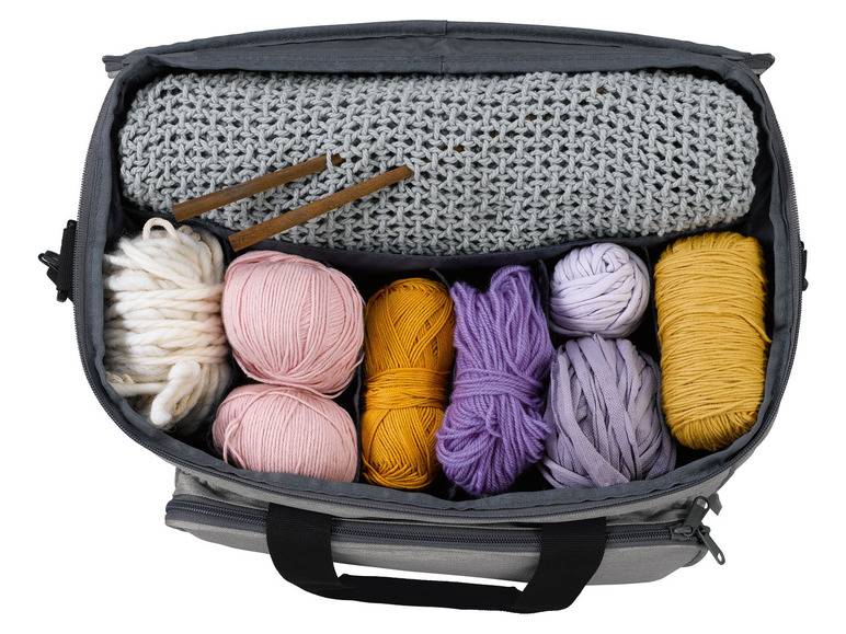 crelando® Nähmaschinen-Trolley / Strickzubehör-Tasche Riesige Rabatte