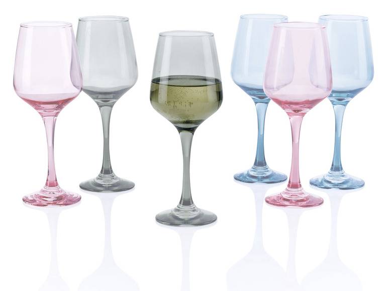 ERNESTO® Wein- / Wassergläser-Set, Bunt, 6 Stück Fabrikladen