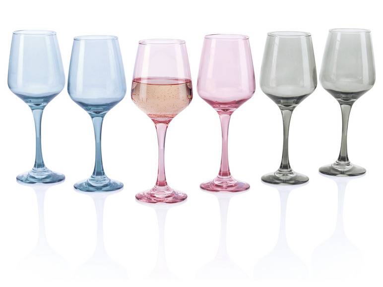 ERNESTO® Wein- / Wassergläser-Set, Bunt, 6 Stück Fabrikladen
