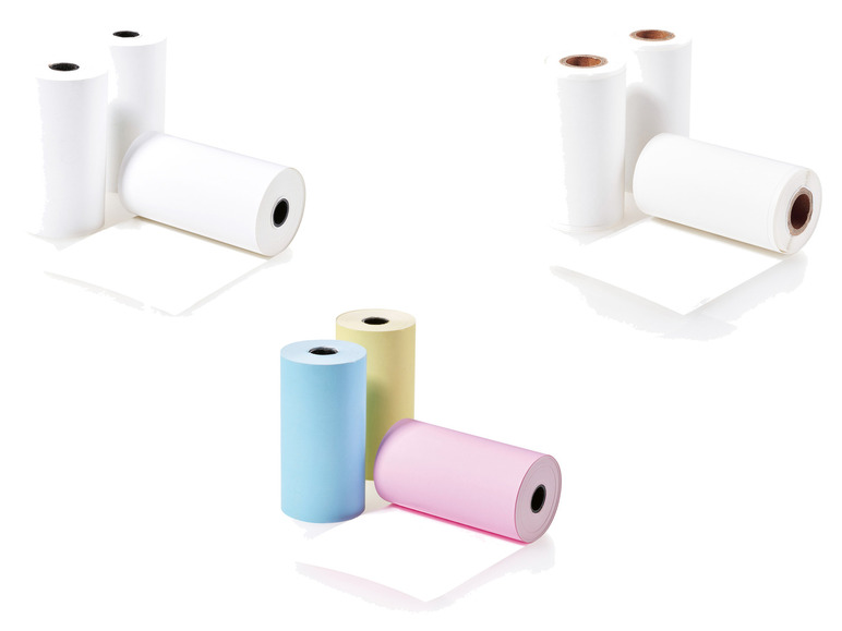 SILVERCREST® Fotopapier, 3 Stück, für Mini Pocket Printer Outlet