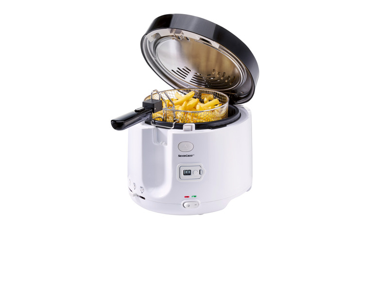 SILVERCREST® KITCHEN TOOLS Fritteuse »SFT 1900 A1«, mit Timer, weiß Günstiger Verkauf
