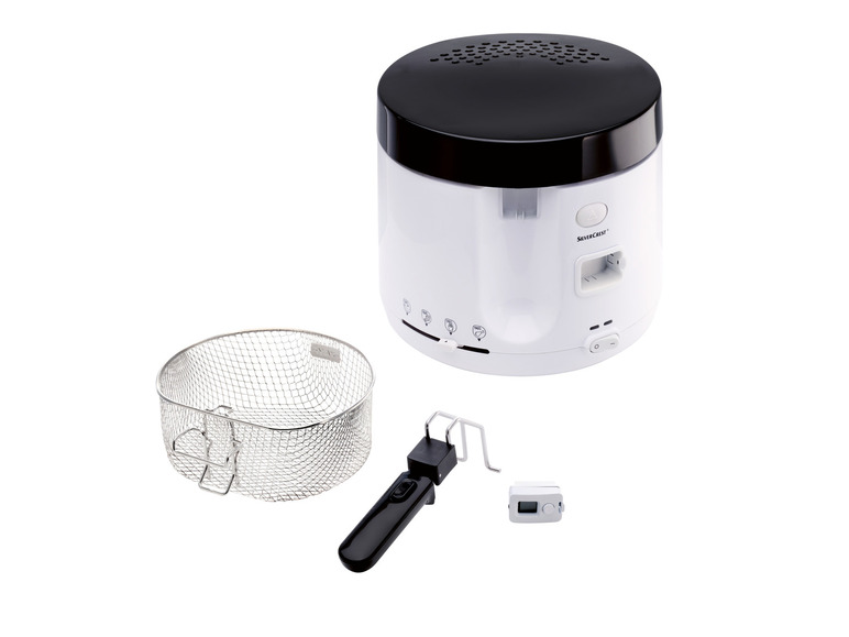 SILVERCREST® KITCHEN TOOLS Fritteuse »SFT 1900 A1«, mit Timer, weiß Günstiger Verkauf