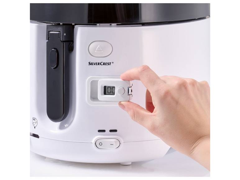 SILVERCREST® KITCHEN TOOLS Fritteuse »SFT 1900 A1«, mit Timer, weiß Günstiger Verkauf