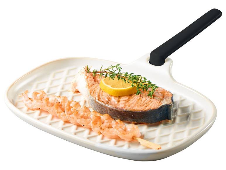 GRILLMEISTER Grillschalen-Set / Grillplatte, mit abnehmbarem Griff Vatertagsangebot