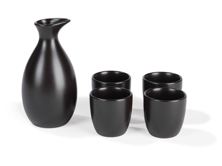 ERNESTO® Sake-Set, 5-teilig, Steingut Zeitlich begrenztes Angebot