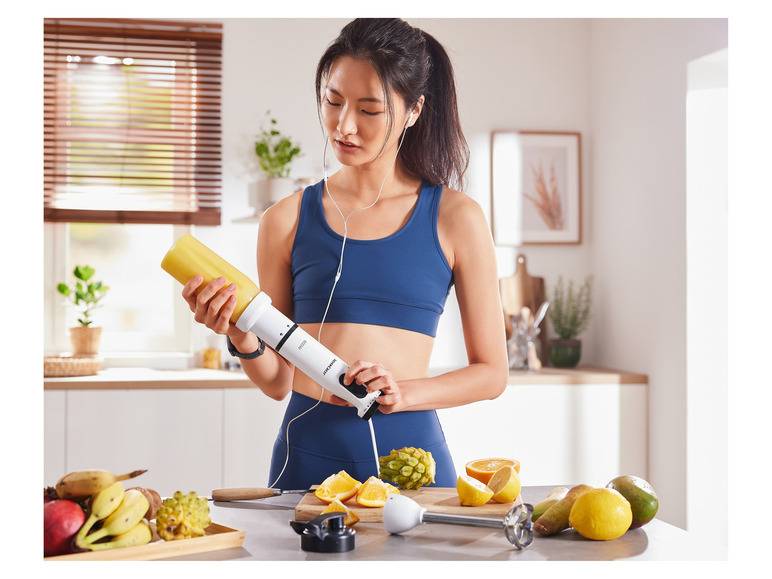 SILVERCREST® KITCHEN TOOLS Stabmixer-Set mit Smoothie-Maker, 600 W Bis zu 50% Rabatt