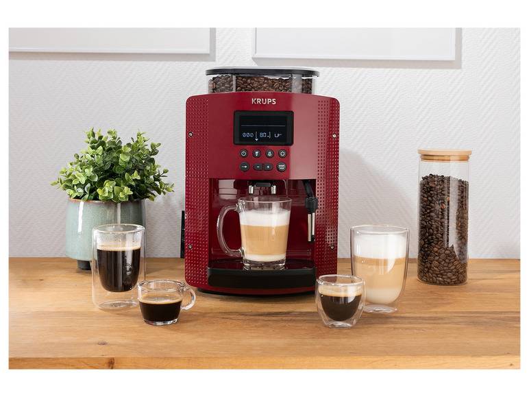 Krups Kaffeevollautomat EA8155/EA81P0/EA8155.70, Brühgruppe aus Metall Bis zu 65% Rabatt
