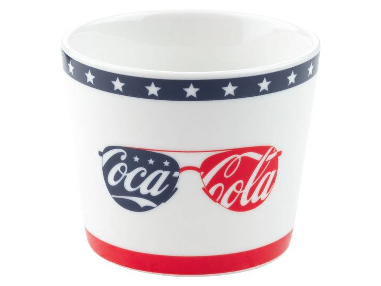Coca Cola Eisbecher mit Löffeln, 4er Set Günstiger Verkauf