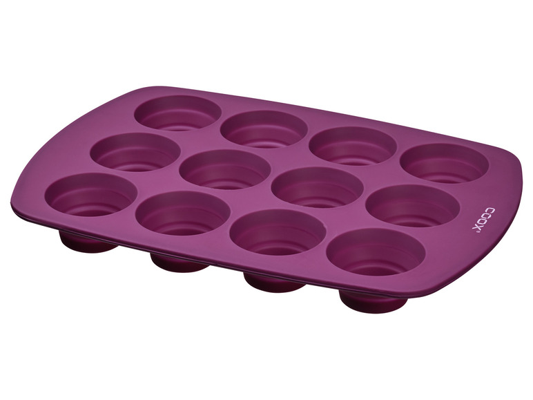 Coox Silikon-Muffinform, für 12 Muffins Versandkostenfrei
