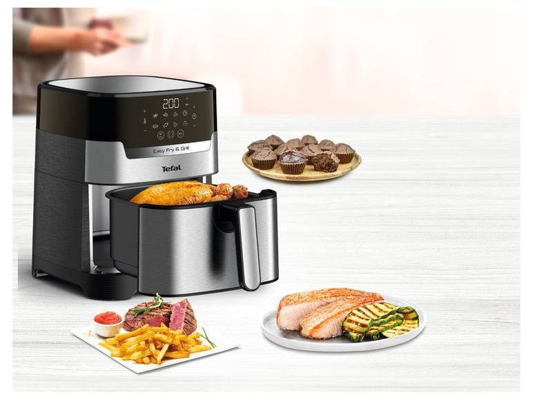 Tefal Heißluftfritteuse »Easy Fry & Grill XL Deluxe EY505D«, 1.550 W Zeitlich begrenztes Angebot