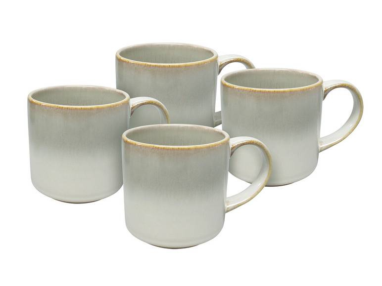 vanWell Kaffeebecher 4erSet 38cl mit Farbglasur Steingut Verkauf