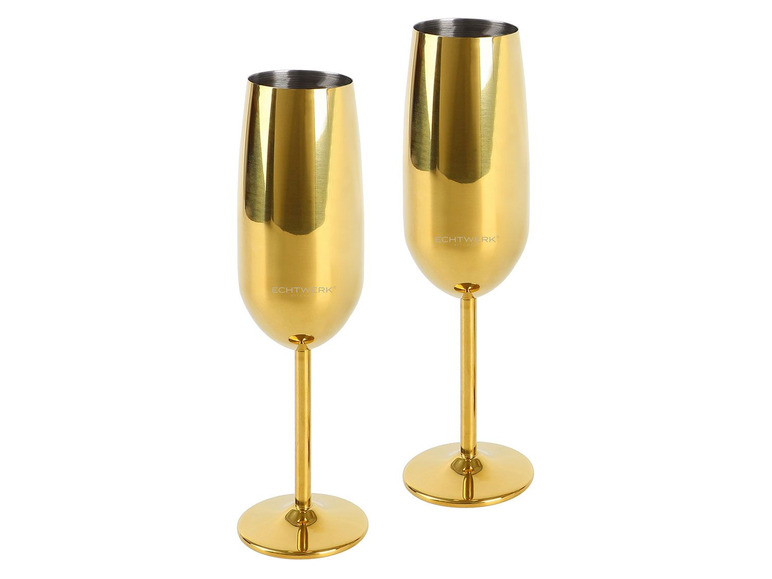 ECHTWERK Sekt-/Champagnerkelch aus Edelstahl Set Günstig kaufen