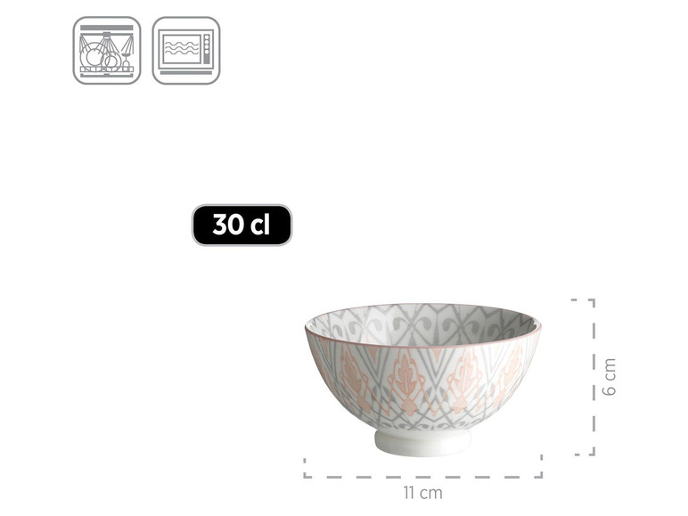 MÄSER "Nantes" Porzellan Snacking-Set 16-teilig Online Shopping