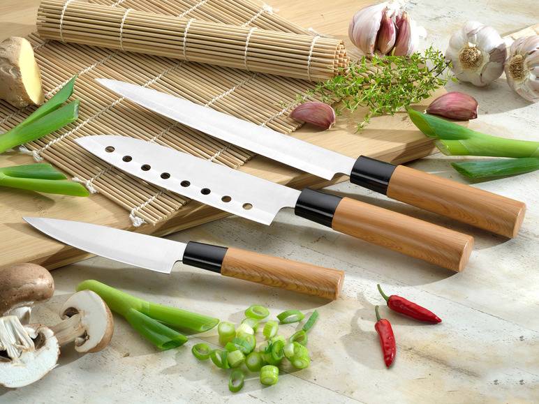 Esmeyer Messerset 3 tlg. im asiatischen Stil Super Sparpreis