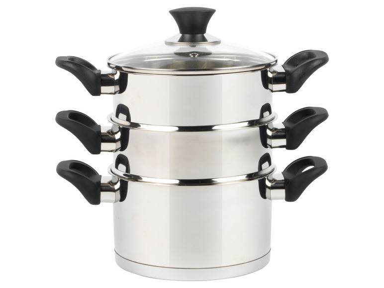 Salter® Dampfgartopf-Set, 4-tlg. Ø 18 cm Rabatt