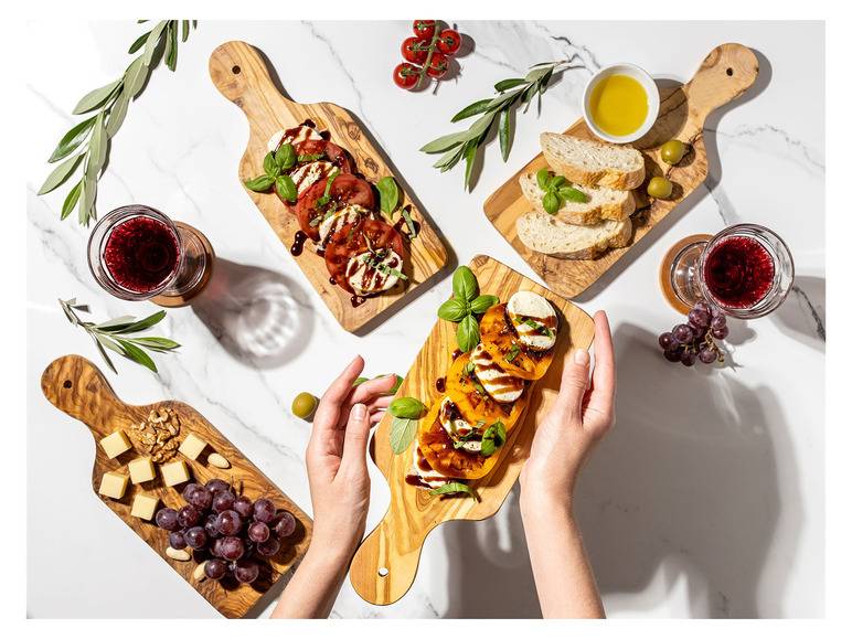 Soltako Schneide- und Servierbretter Olivenholz Osterangebot