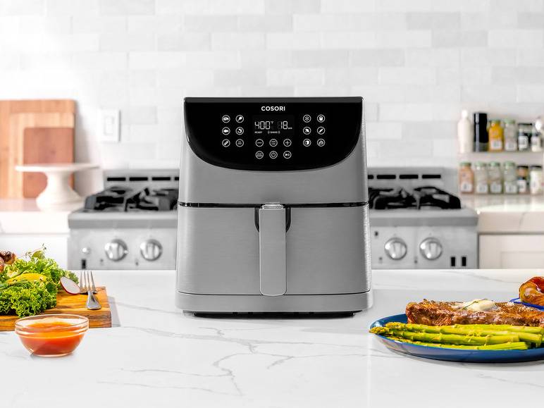 Cosori Heißluftfritteuse CP158-AF, 5,5 l, 11 Programme Zeitlich begrenztes Angebot
