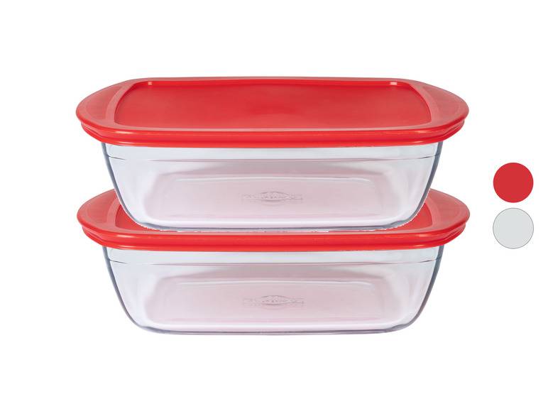 Pyrex® Daily Frischhaltedosen rechteckig, 2er Set, aus Borosilikatglas Saisonale Angebote