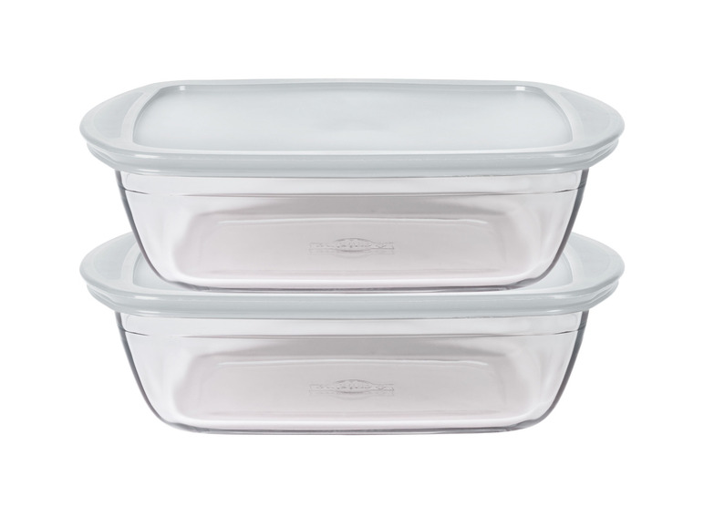 Pyrex® Daily Frischhaltedosen rechteckig, 2er Set, aus Borosilikatglas Saisonale Angebote