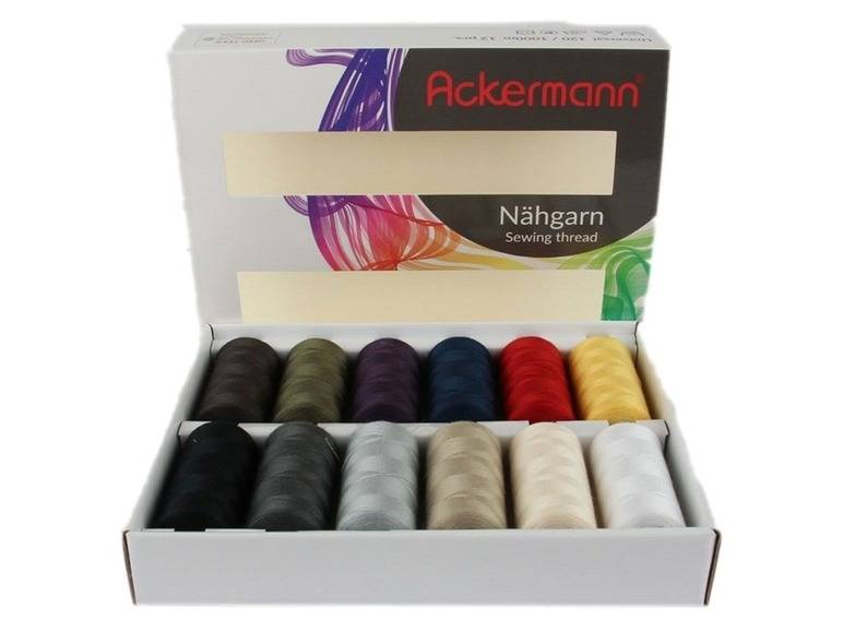 Ackermann Nähgarn, 12-teilig Bis zu 55% Rabatt