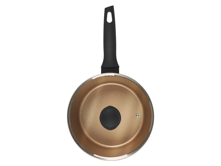 Russell Hobbs Aluminium Stielkasserolle Opulence Collection Schwarz/Gold Begrenztes Angebot