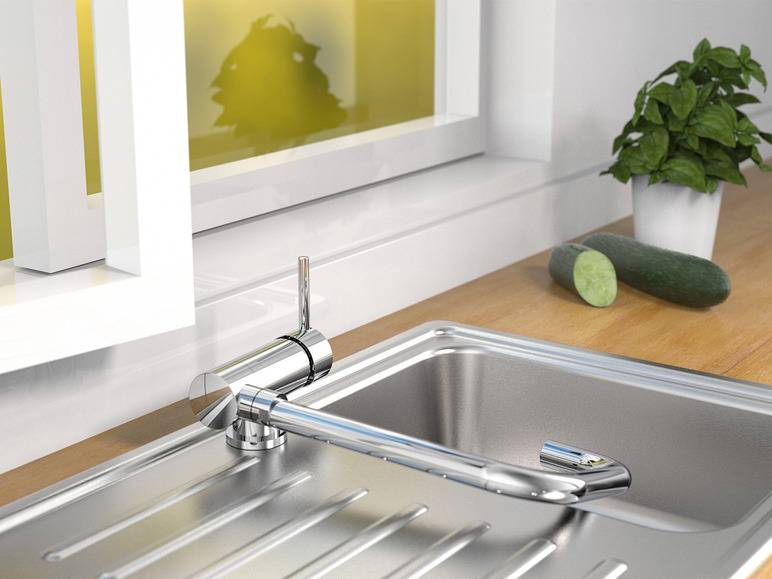 Eisl Küchenarmatur »FLEXO«, Wasserhahn Küche für Unterfenster-Montage Riesige Ersparnisse