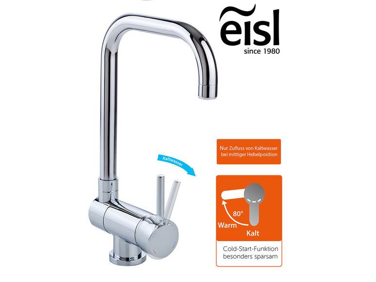 Eisl Küchenarmatur »FLEXO«, Wasserhahn Küche für Unterfenster-Montage Riesige Ersparnisse