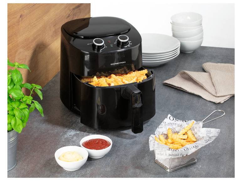 GOURMETmaxx Heißluft-Fritteuse Mechanisch 4,5 l Super Sparpreis