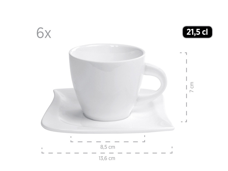 MÄSER Kaffeeservice »La Musica«, 18-teilig, aus Porzellan Neueste Stile