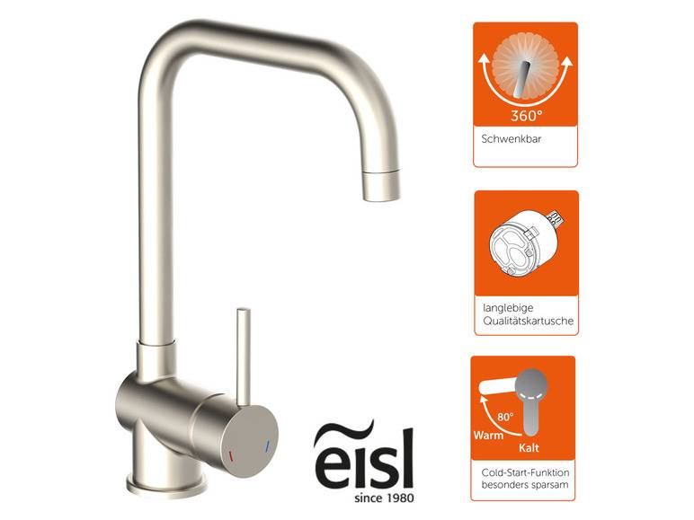 Eisl Küchenarmatur »Futura«, mit Cold-Start Funktion 50% Rabatt mit kostenlosem Versand