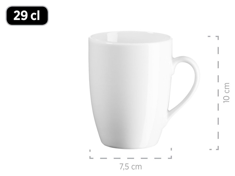MÄSER Serie Barca, Frühstücks-Geschirr für 6 Personen, 18-tlg. Set, Porzellan Clearance-Verkauf