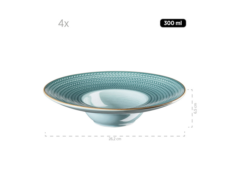 MÄSER Pastateller-Set »Prospero«, 4 Stück, handbemalt Speichern exportieren