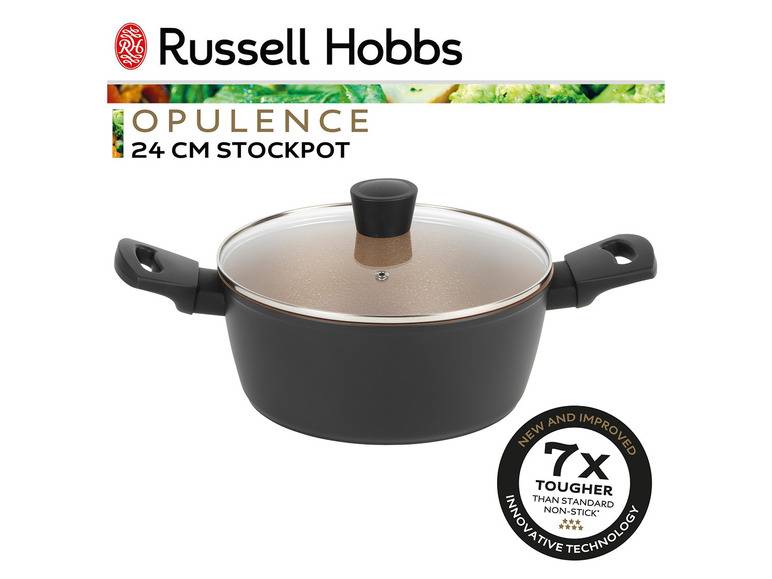 Russell Hobbs Aluminium Topf Opulence Collection Schwarz/Gold 2025