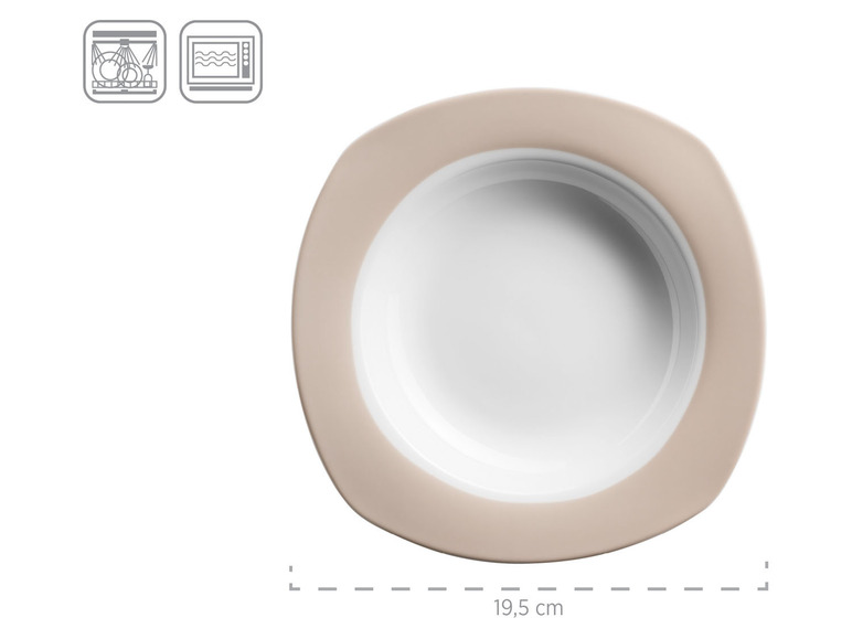 MÄSER Geschirr-Set »Nela«, beige/braun/weiß, 30-teilig Rabatt