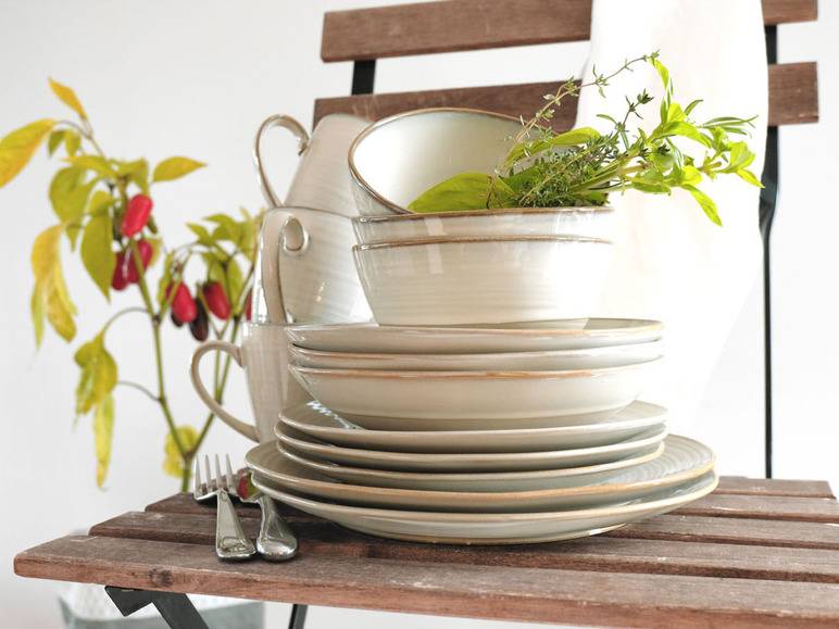 MÄSER Frühstücks-Set-Serie »Nottingham«, 12-teilig, Beige Zeitlich begrenztes Angebot
