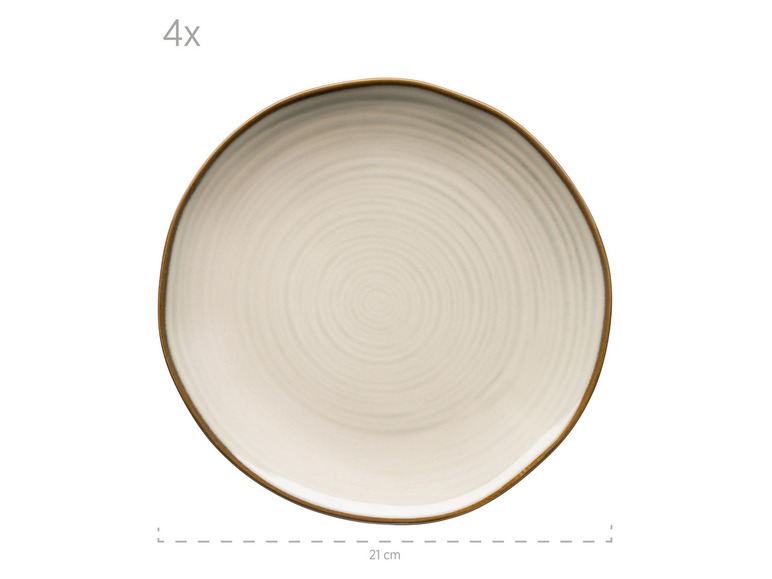 MÄSER Frühstücks-Set-Serie »Nottingham«, 12-teilig, Beige Zeitlich begrenztes Angebot