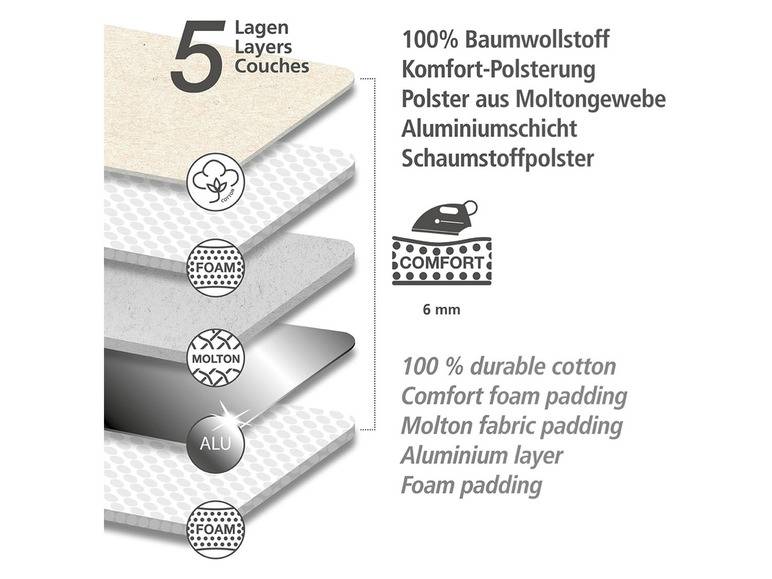 Wenko Bügeltischbezug »Air Comfort«, dampfbügelgeeignet Riesige Ersparnisse