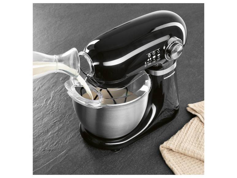 GOURMETmaxx Küchenmaschine 1000 W schwarz Tiefpreis